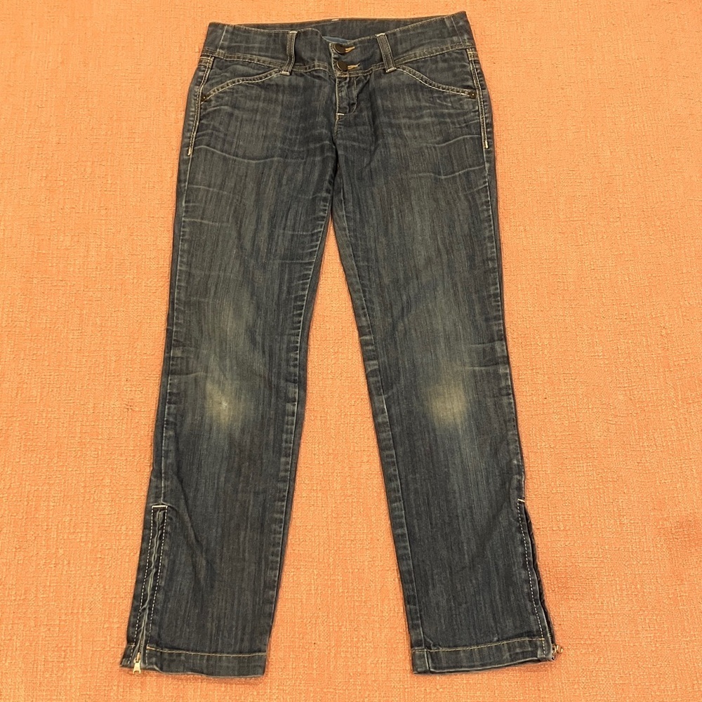 United Colors Of Benetton size eur 38 W28L26.5 Dark Blue ankle Jeans